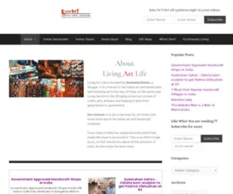 Livingartlife.com(Indian Handicrafts Blog for Craft Reviews) Screenshot