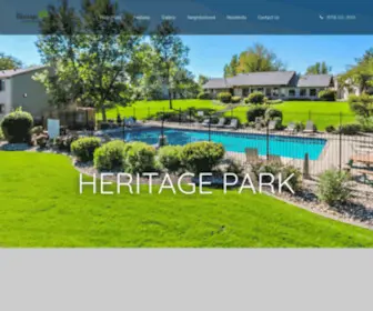 Livingatthepark.com(Apartments in Fort Collins) Screenshot