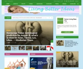 Livingbetterideas.com(Home 4) Screenshot