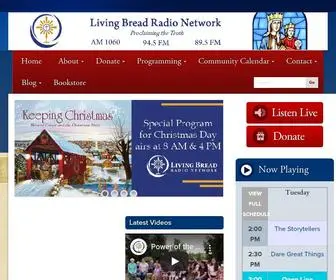 Livingbreadradio.com(Living Bread radio) Screenshot