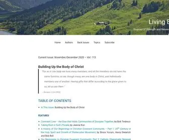 Livingbulwark.net(Sources of strength and renewal for Christian life and mission) Screenshot