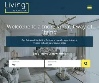 Livingbyrobertson.co.uk(Homes for Sale Scotland) Screenshot