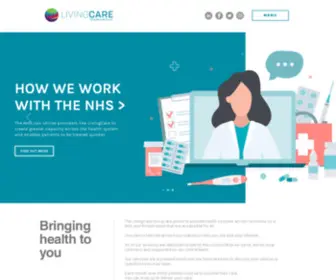 Livingcare.co.uk(The LivingCare Group) Screenshot