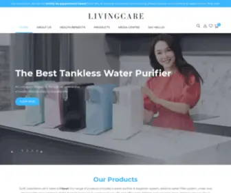 Livingcare.com.sg(Trusted Hot & Cold Water Dispenser Supplier Singapore) Screenshot