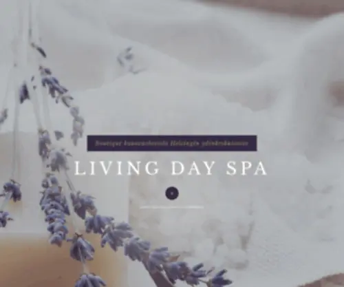 Livingdayspa.fi(Living Day Spa) Screenshot