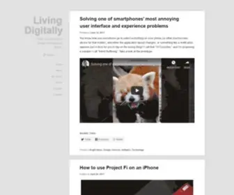 Livingdigitally.net(Christian Cantrell) Screenshot