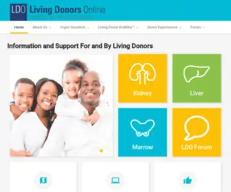 Livingdonorsonline.org(Living Donors Online) Screenshot