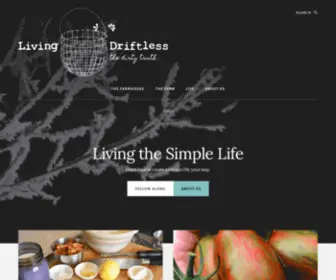 Livingdriftless.com(Living the Simple Life) Screenshot