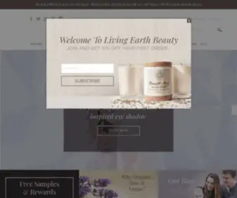 Livingearthbeauty.com(Living Earth Beauty) Screenshot