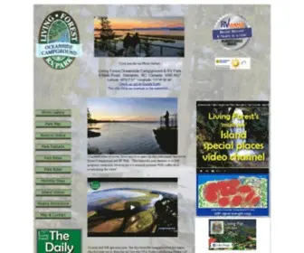 Livingforest.com(The Living Forest Oceanside Campground) Screenshot