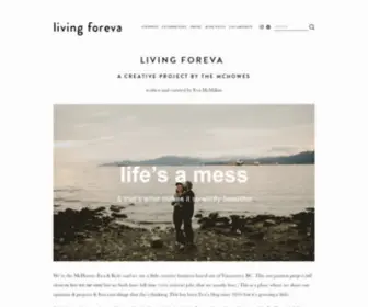 Livingforeva.com(LIVING FOREVA) Screenshot