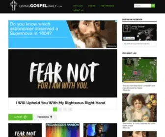 Livinggospeldaily.com(Living Gospel Daily) Screenshot