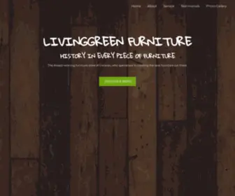 LivinggreenexoticFurniture.com(Living Green furniture) Screenshot