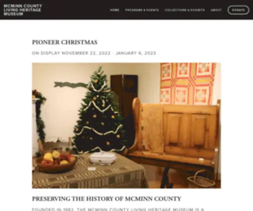 Livingheritagemuseum.org(McMinn County Living Heritage Museum) Screenshot