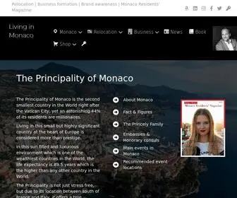 Livinginmonaco.com(Living in Monaco) Screenshot