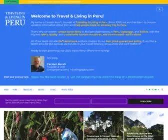 Livinginperu.com(Traveling and Living in Peru) Screenshot