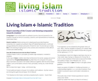Livingislam.org(Living Islam) Screenshot