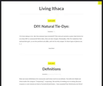 Livingithaca.com(Living Ithaca) Screenshot