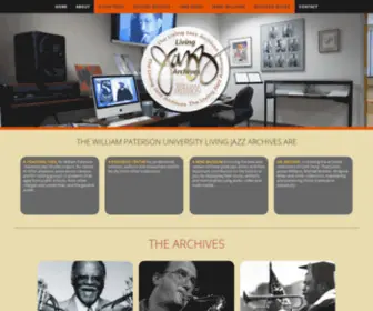 Livingjazzarchives.org(The Living Jazz Archives at William Paterson University) Screenshot