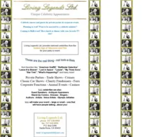 Livinglegendsltd.com(Living Legends Ltd) Screenshot