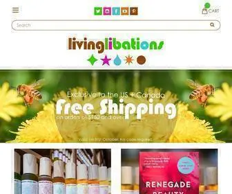 Livinglibations.com(Living Libations) Screenshot