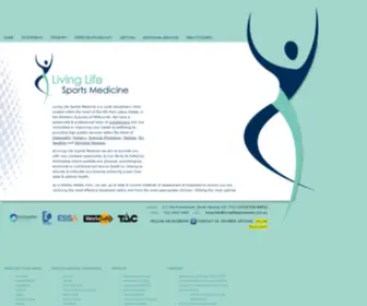 Livinglifesportsmedicine.com.au(Living Life Sports Medicine) Screenshot