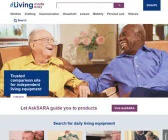 Livingmadeeasy.org.uk(Living Made Easy) Screenshot