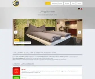 Livingmoments.ch(Wohnen wie im Hotel) Screenshot