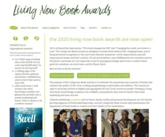 Livingnowawards.com(Living Now Book Awards) Screenshot