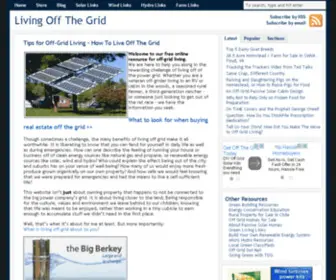 Livingoffgrid.org(Livingoffgrid) Screenshot