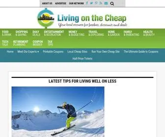 Livingonthecheap.com(Living On The Cheap) Screenshot