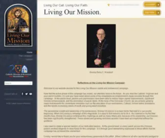 Livingourmission.org(Living Our Mission) Screenshot