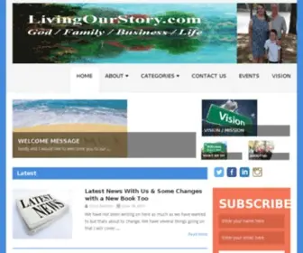 Livingourstory.com(Chris & Sandy Benton) Screenshot