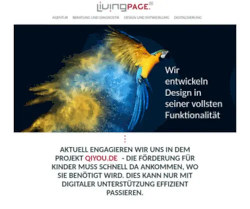 Livingpage.com(Agentur Livingpage) Screenshot