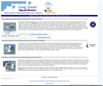 Livingscenes.com(Computer Jigsaw Puzzles Have Now Evolved) Screenshot