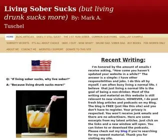 Livingsobersucks.com(Living Sober Sucks) Screenshot