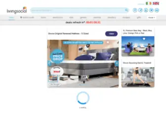 Livingsocial.ie(Shop now and save up to 80% on hundreds of amazing deals) Screenshot