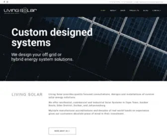 Livingsolar.co.za(Living Solar) Screenshot