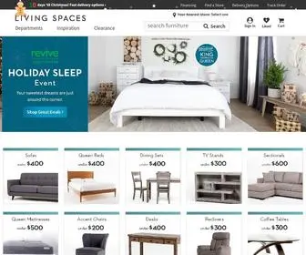 Livingspaces.com(Furniture Stores in California) Screenshot