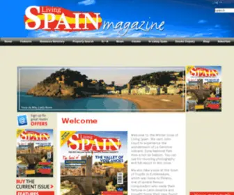 Livingspain.co.uk(Living Spain Magazine) Screenshot