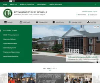 Livingston.org(Livingston Public Schools) Screenshot