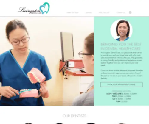 Livingstondentalcare.com.au(Livingston Dental Care) Screenshot