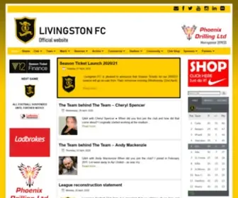 Livingstonfc.co.uk(Livingston FC) Screenshot