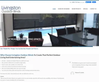 Livingstonoutdoorblinds.com.au(Increase Your Living Space) Screenshot