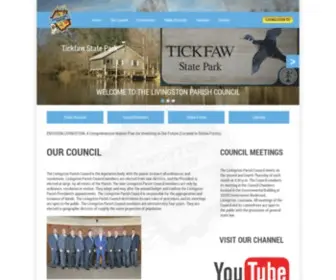 Livingstonparishcouncil.com(Livingston Parish Council) Screenshot