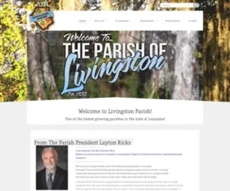 Livingstonparishla.gov(Livingston Parish Louisiana) Screenshot