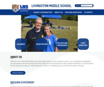 Livingstontigers.com(Livingston Middle School) Screenshot