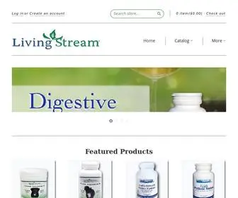 Livingstreamhealth.com(Living) Screenshot