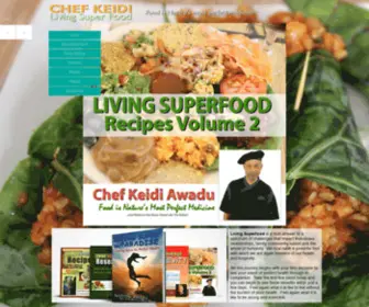 Livingsuperfood.com(Living Superfood) Screenshot