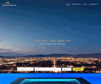 Livingthedream.com(Luxury villa los angeles) Screenshot